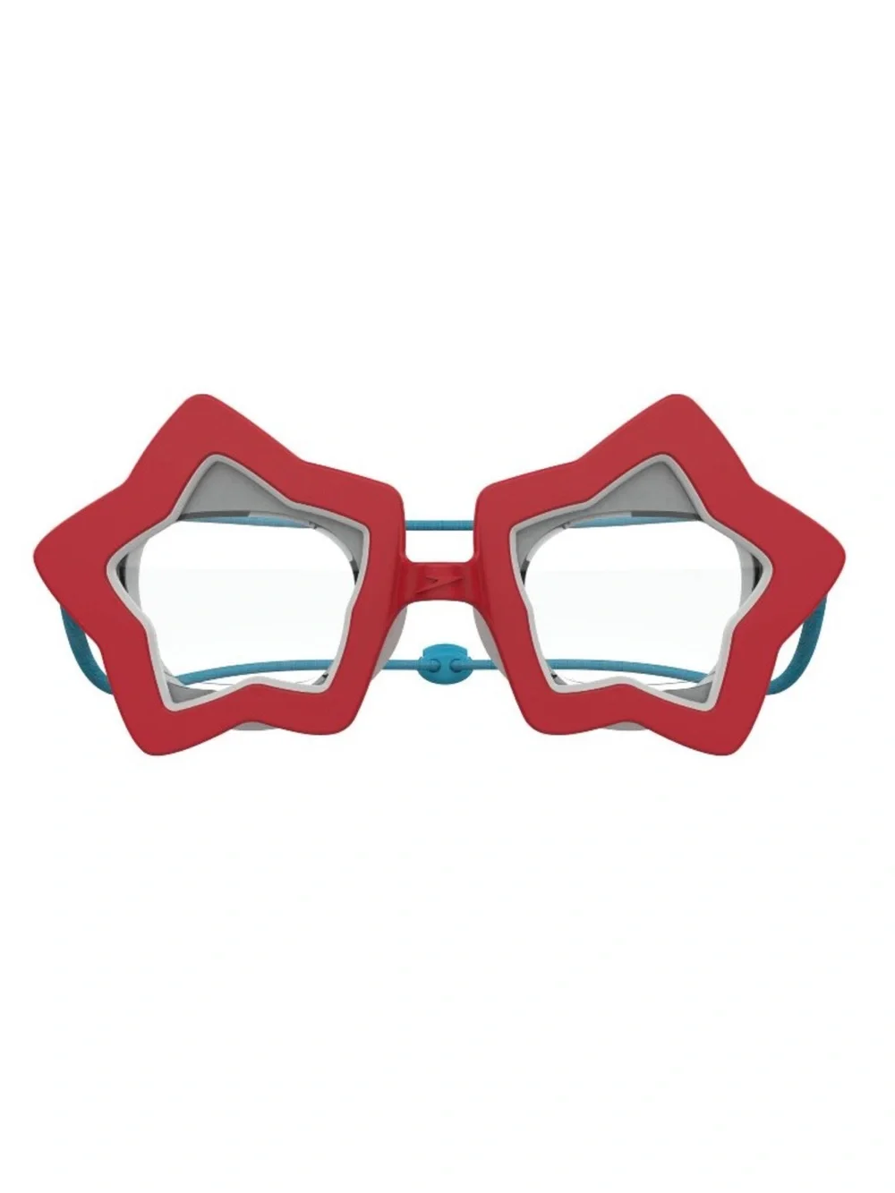 Speedo Kids Star-Shaped Red Swimming Goggles with Bungee Strap
